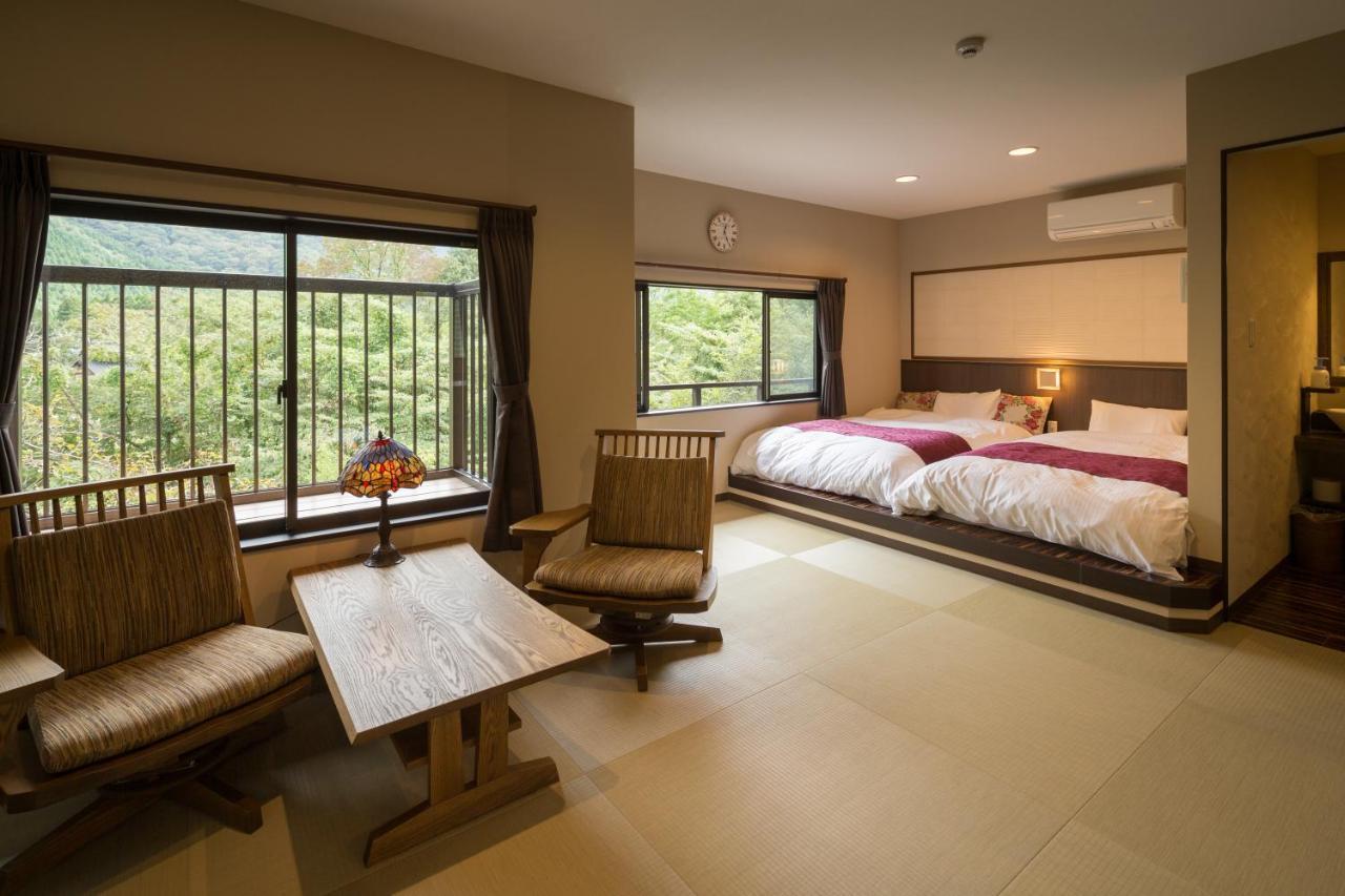 Yufuin Ryokan Dining Kitchen Zen Экстерьер фото
